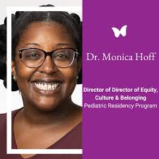 Much belated, but a huge welcome to Dr. Monica Hoff! 🎉 She was appointed  the Director of Equity, Culture and Belonging of the Pediatric Residency  Program! Get to know her a bit!👇