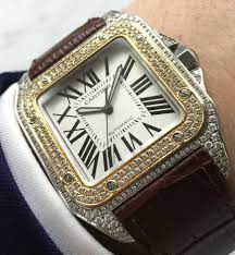 Check spelling or type a new query. Stunning Cartier Santos 100 Xl Diamonds Iced Out Vintage Portfolio