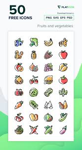 50 Free Vector Icons Of Fruits And Vegetables Designed By Freepik Fruit Icons Icon Free Icons Png