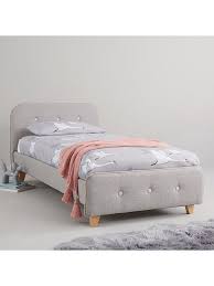 Customers rate it positively with an average of 4.3/5 from about 500 reviews at the time of writing. Charlie Piped Fabric Kids Single Bed With Mattress Options Buy And Save Very Co Uk