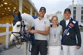 Grégory wathelet is a belgian equestrian who competes in the sport of show jumping. Lgct Grand Prix Winner Gregory Wathelet Bel With Coree S Owner Judith Goelkel And His Groom Jumper Nation