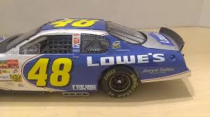 Jimmie johnson fanatics authentic 2016 sprint cup champion 1: Jimmie Johnson Nascar Diecast Review 2003 1 24 Scale Lowe S Youtube