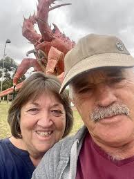 Larry the lobster is 70 feet long and 12 feet high. A bucket list sight to  see for sure!