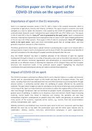 A position paper presents an arguable opinion about an issue. Https Euoffice Eurolympic Org Files Position Paper Covid 19 20final Revision Pdf