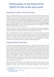 A position paper allows you to defend your stance on a specific debate topic, support your opinion using evidence, and propose solutions. Https Euoffice Eurolympic Org Files Position Paper Covid 19 20final Revision Pdf