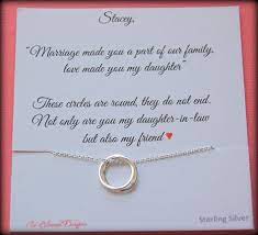 Gift For New Daughter In Law From Mother In Law Daughter In Law Poem Wedding Gift Birthday Gift Connecting Circles Necklace Daughter In Law Gifts Mother Birthday Gifts In Law Gifts