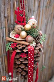 Zapfen Zum Hangen Weihnachten Basteln Weihnachten Weihnachtsdeko Basteln Weihnachtsbasteln
