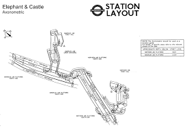 Bakerloo to 245 elephant and castle approaching queen's park departing in 11 mins. 3d Maps Of Every Underground Station Cdefg