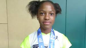 Kayla Davis of Southwest Middle School NC 1st Place Girls 13-14 200