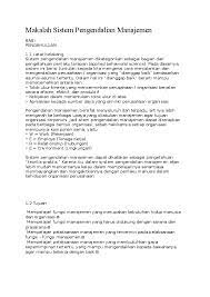Jawaban kasus sistem pengendalian manajemen buku 2. Doc Makalah Sistem Pengendalian Manajemen Rizky Syaban Academia Edu