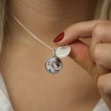Personalised Sliding Disc Photo Necklace By Joanna Emily Notonthehighstreet Com