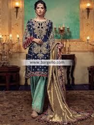 Midnight Blue Freesia Pakistani Formal Dresses Pakistani Bridal Dresses Pakistani Outfits