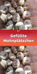 Gefullte Mohnplatzchen Kekse Backen Rezept Butterplatzchen Rezept Nutella Kekse