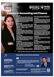 Read on as we unveil the things you should know about current accounts in malaysia. Careers In Accounting And Finance University Of Reading Malaysia