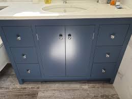 Looking for bathroom furniture inspiration? Painted Bathroom Vanity Unit With Solid Oak Soft Close Drawers Bespoke Kitchens Furniture By Mario Panayi