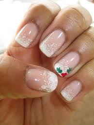 Image Result For Holly Nail Stickers French Tip Nail Designs Christmas Nail Designs Trendy Nails