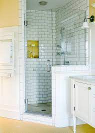 A small, simple solution, the flowmist corner shower caddy is a dual floating shelf system that you hang in any 90º corner of your shower. 8 Small Bathroom Shower Ideas That Fit Luxury Into A Tight Space Better Homes Gardens
