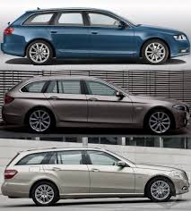 Bmw 5 Series Vs Mercedes E Class Vs Audi A6 The Mercedes Is By Far More Luxurious But The Bmw Handles So Well At Any Speed No Comment On The Audi Mercedes Benz Benz E Class Audi A6 Avant