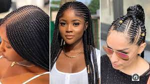 New Braids Compilation With Different Styles To Rock 2019 2020 Classic Hairstyles To Turn Heads Braid Styles Classic Hairstyles Latest Braid Styles