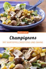 Champignons A La Creme Rezept Gesunde Rezepte Rezepte Kalorienarme Rezepte