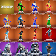 Most of the time they are found via this post will be updated whenever more are datamined or revealed. All Leaked Skins And Cosmetics From Fortnite V14 10 Patch