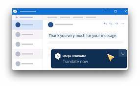 The desktop programs integrate the translation. Download Deepl Integration For Windows And Macos