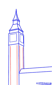 How To Draw Big Ben Step 12 Big Ben Clock Big Ben Drawing Big Ben Art