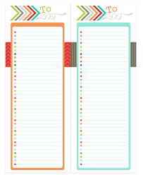12 free printable to do lists create home storage