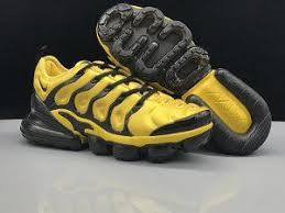 Nike Air Max 270 Tn Plus Black Yellow Men S Running Shoes Nike Air Max Mens Sneakers Casual Nike Air Max Plus