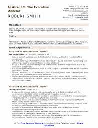 The executive administrator is expected to act as corporate. Assistant To The Executive Director Resume Samples Qwikresume