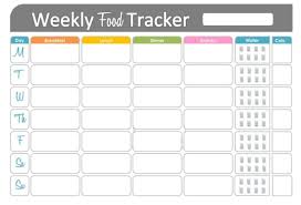 Free Printable Fitness Food Tracker Fitness Tracker Printable Food Tracker Fitness Tracker