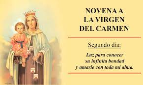 Según tradición carmelita, el día de pentecostés, ciertos piadosos varones, que habían seguido la traza de vida de los profetas elías y eliseo, abrazaron la fe crisitana ; Segundo Dia De La Novena A La Virgen Del Carmen Cucuruchoweb