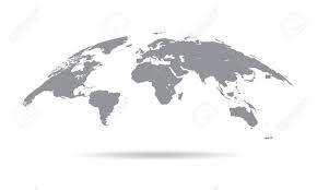 See world map stock video clips. Globe Curved World Map Vector Illustration Royalty Free Cliparts Vectors And Stock Illustration Image 128499749