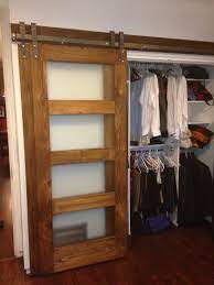 21 fresh ways to incorporate barn doors into your home. These Are Doors On The Telescopic Bypass Hardware We Had To Install This Because It Is Tricky In Barn Doors Sliding Bypass Barn Door Bypass Barn Door Hardware