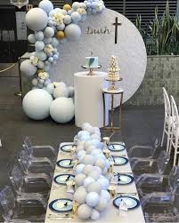 Aquí hay una explicación decoracion para primera comunion de niña en decoracion de bautizo para niña en casa ideas para las. How To Make A Boys Baby Shower Backdrop En 2020 Globos Para Bautizo Decoracion Bautizo Decoracion Primera Comunion Nina