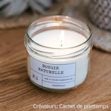 Carnetdeprintemps Bougie Naturelle Bougie Bougies Fait Maison