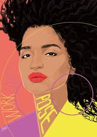 Indya Moore nel ruolo dell'Angelo Evangelista stampe firmate © Iván García. 