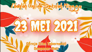 Artikel ini menguraikan beberapa hal yang harus dipahami dan dilakukan oleh seorang guru sekolah minggu dala. Ibadah Online Sekolah Minggu 23 Mei 2021 Youtube