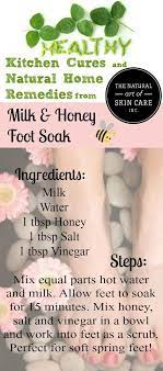 Diy Milk Honey Foot Soak Diy Pedicure Pedicure Soak Diy Foot Soak