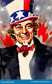 AI Uncle Sam stock illustration. Illustration of costume