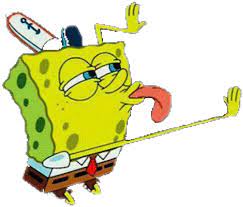 Download Spongebob Memes Licks - Spongebob Licking Sticker PNG Image with  No Background - PNGkey.com