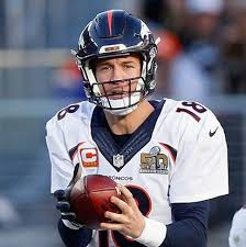 Peyton manning is an american football quarterback for the denver broncos (nfl). Peyton Manning