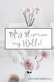 Pom Pom Blumen Tischdekoration Mal Anders Bommel Blumen Blumen Selber Basteln Diy Blumen