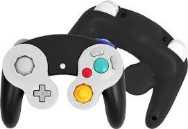 Black And Pearl White Custom Gamecube Controller Gamecube Controller Gamecube Pearl White