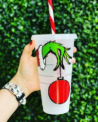 You Can Get A Reusable Grinch Starbucks Cup Totally The Bomb Starbucks Cups Starbucks Christmas Cups Personalized Starbucks Cup