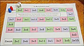 Free Multiplication Board Games Math Board Games Math Multiplication Games Multiplication