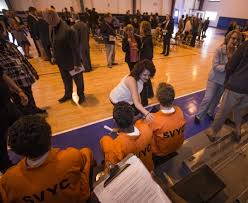 Detention centers are for youth who are detained under specific circumstances. Nevada S First Lady Kathleen Sandoval Talks To A Juvenile During The Grand Opening Of Summit View Youth Correctional Center A 48 Bed Facility In North Las Vegas On Friday Feb 26 2016 Jef