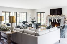 Another one of the moments in which you can resort to this type of curtain decoration is at christmas, as shown in the image. 36 Best Christmas Living Room Decor Ideas Holiday Decorating