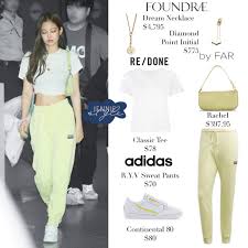 Pin By Lalisa Manoban On Blackpink Outfits In 2020 Kpop Fashion Outfits Blackpink Fashion Sweatpants Style
