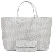 Maison Goyard Tote Bag Goyard St Louis Gm Chevron Leather Canvas Leather Goyard Tote Goyard Bag Goyard Tote Bag